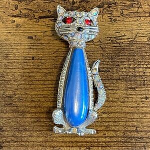 Vintage Cat Pin Brooch